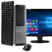 Dell OptiPlex 7010 Desktop Computer PC, 3.20 GHz Intel i5 Quad Core Gen 3, 4GB DDR3 RAM, 500GB SATA Hard Drive, Windows 10 Professional 64 bit, 22" Widescreen Screen Refurbished (Refurbished)