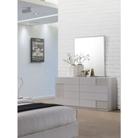 Oliver & James Zoja Silver-lined Dresser and Mirror