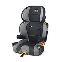 Chicco KidFit Adapt Plus 2-in-1 Belt-Positioning Booster Car Seat, Backless and High Back Booster Seat, for Children Aged 4 Years and up and 40-100 lbs. | Ember/Black