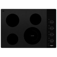 Whirlpool Ada 30" Black Electric Ceramic Glass Cooktop With Dual Radiant Element