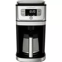 Cuisinart - Burr Grind & Brew 12-Cup Coffee Maker - Black/Stainless Steel