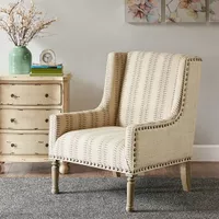 Tan, Natural Simmons Accent Chair