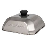 Blackstone - 10 In. Square Stainless Steel Basting Dome with Heat-resistant Handle - Silver