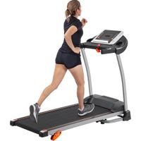 Easy Folding Treadmill for Home Use, 1.5HP Electric Running Machine - Black