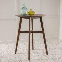 Tenley Natural Finish Wood Bar Table by Christopher Knight Home - Walnut