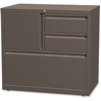 Lorell 30-inch Personal Storage Center Lateral File - Letter - Grey