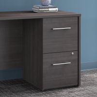 Office 500 16W 2 Drawer File Cabinet by Bush Business Furniture - Grey