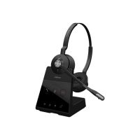 Jabra Engage 65 Over-The-Ear Stereo Wireless Headset with Mic, 490' Range, Connects Up to 2 Devices