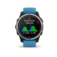Garmin - quatix 7 Standard Edition Marine GPS Smartwatch 47 mm Fiber-reinforced polymer - Silver
