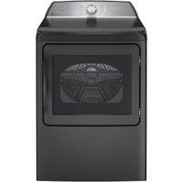 GE Profile - 7.4 Cu. Ft. Smart Electric Dryer with Sanitize Cycle and Sensor Dry - Diamond Gray