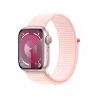 Apple Watch Series 9 GPS 41mm Pink Aluminum Case with Light Pink Sport Loop