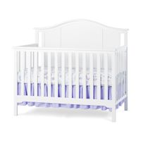 Forever Eclectic Cottage Arch Top 4-in-1 Convertible Crib - Matte White