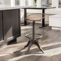 Christopher Knight Home Grayson Weathered Wood Barstool by