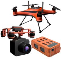 Swellpro SplashDrone 4 Multi-Functional Waterproof Drone Bundle with FAC Fixed Angle Camera, Extra Battery