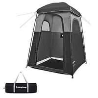 KingCamp Shower Tent Oversize Outdoor Shower Tents for Camping Dressing Room Portable Shelter Changing Room Shower Privacy Shelter Single/Double Shower Tent