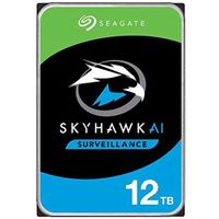 Seagate SkyHawk AI Surveillance 12TB 3.5" Internal Hard Drive, SATA 6GB/s, 7200RPM