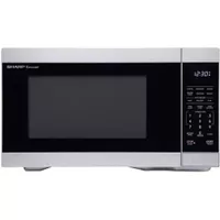 Sharp - 1.1 cu. ft. 1000W Countertop Microwave - Stainless - Stainless Steel