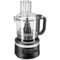 KitchenAid Easy Store 7-Cup Food Processor in Matte Black