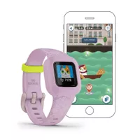 Garmin - vivofit jr. 3 Kids' Fitness Tracker Lilac Floral