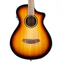 Breedlove Discovery S Concertina Edgeburst CE Acoustic Electric Guitar. Red Cedar-African Mahogany