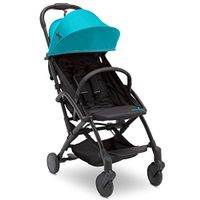 Jeep Breeze Stroller by Delta Children - Lightweight Stroller Features Compact One-Hand Fold, Oversized Canopy, Recline and Shock Absorbing Frame, Sapling