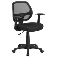Mid-back Black Mesh Computer Chair - Black