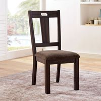 Rustic Walnut/Ash Brown Side Chair (2/CTN)
