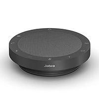 Jabra Speak2 55 Wireless Bluetooth Speakerphone  Portable Conference Speaker with 4 Noise-Cancelling Mics, 50mm Full-Range Speakers & Wideband Audio - Certified Microsoft Teams Speaker - Dark Grey