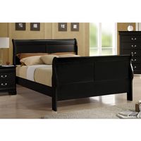 Coaster Company Louis Philippe Black Sleigh Bed - TWIN BED