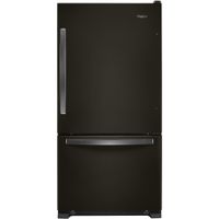 Whirlpool - 22.1 Cu. Ft. Bottom-Freezer Refrigerator - Black Stainless