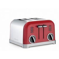 Cuisinart CPT-180MR Metallic Red Classic Metal 4-Slice Toaster - Cuisinart Classic 4-Slice Toaster, Metallic Red