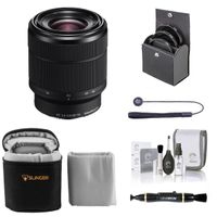 Sony FE 28-70mm F3.5-5.6 OSS E-Mount Lens, Bundle with ProOptic 55mm Filter Kit (UV/CPL/ND), Slinger Soft Lens Case, Lens Cleaner, Cleaning Kit, Universal Lens Cap Tether