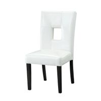 Coaster Furniture Shannon White Open Back Upholstered Dining Chairs (Set of 2) - Counter height - Single - Cappuccino