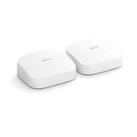 Amazon eero Pro 6 tri-band mesh Wi-Fi 6 system with built-in ZigBee smart home hub (2-pack)
