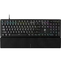 Corsair K70 CORE RGB Mechanical Gaming Keyboard with Palmrest - Pre-Lubricated MLX Red Linear Keyswitches - Sound Dampening - Media Control Dial - iCUE Compatible - QWERTY NA Layout - Black