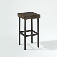 Palm Harbor Outdoor Wicker 29-inch Bar Height Stool (Set of 2) - Brown