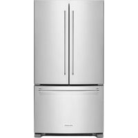 KitchenAid - 20 Cu. Ft. French Door Counter-Depth Refrigerator - Stainless steel
