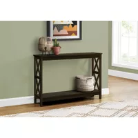 Accent Table/ Console/ Entryway/ Narrow/ Sofa/ Living Room/ Bedroom/ Laminate/ Brown/ Contemporary/ Modern