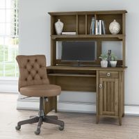 Salinas 48W Computer Desk with Hutch and...