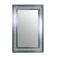 ACME Nysa Accent Mirror, Mirrored & Faux Crystals
