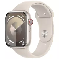 Apple Watch Series 9 Gps & Cellular 45mm Starlight Aluminum Case With M/l Starlight Sport Band
