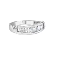 Sterling Silver 1/2 ct TDW Diamond Band ...