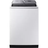 Samsung - 5.2 Cu. Ft. High-Efficiency Smart Top Load Washer with Super Speed Wash - White