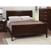 Coaster Company Louis Philippe Cappuccino Sleigh Bed - TWIN BED