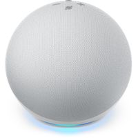 Amazon - Echo (4th Gen) With premium sound  smart home hub  and Alexa - Glacier White