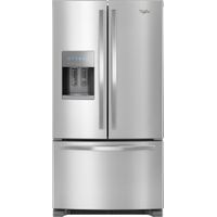 Whirlpool - 24.7 Cu. Ft. French Door Refrigerator - Stainless steel