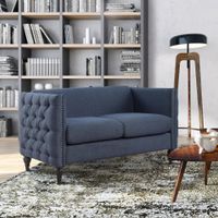 Furniture of America Clara Tuxedo Linen ...
