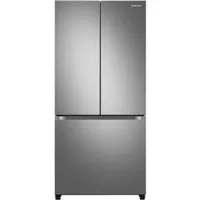 Samsung 18-Cu. Ft. Smart Counter-Depth 3-Door French Door Refrigerator, Stainless Steel