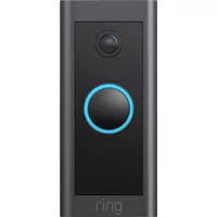 Ring - Wi-Fi Video Doorbell - Wired - Bl...