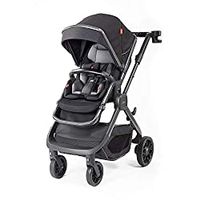 Diono Quantum2 3-in-1 Multi-Mode Stroller for Baby, Infant, Toddler Stroller, Car Seat Compatible, Adaptors Included, Compact Fold, XL Storage Basket, Black Cube